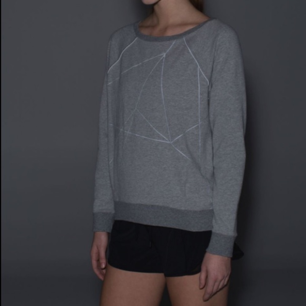 LULULEMON CREW LOVE PULLOVER— REFLECTIVE
